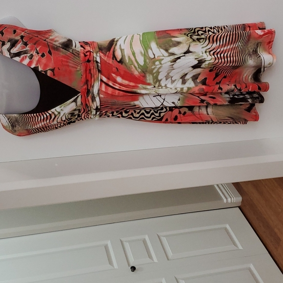 Flattering fit! Clientele Swingy Dress Tie Back Med 36-38 bust - Picture 1 of 13